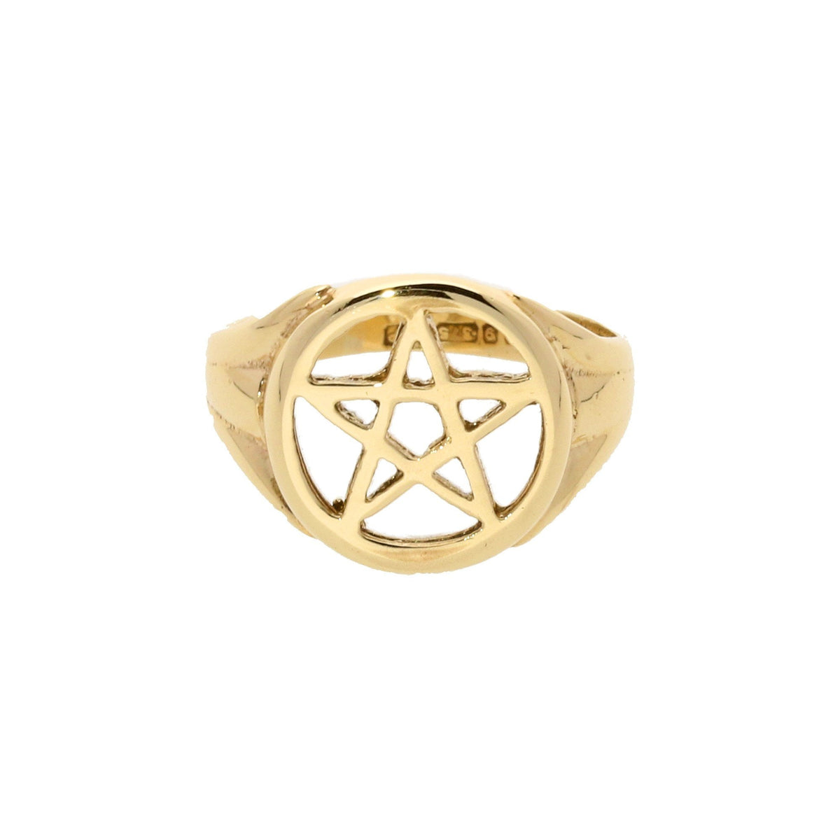 9ct Yellow Gold '5 Pointed-Star' Ring - 2.8g