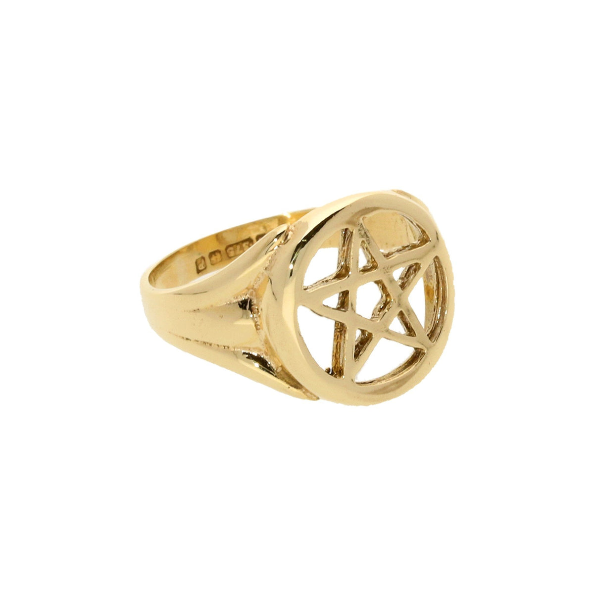 9ct Yellow Gold '5 Pointed-Star' Ring - 2.8g
