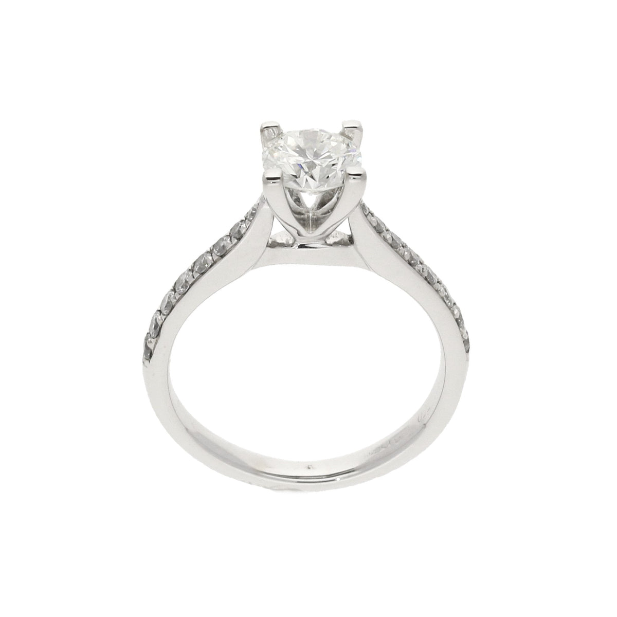 18ct White Gold Diamond Engagement Ring - 0.66ct