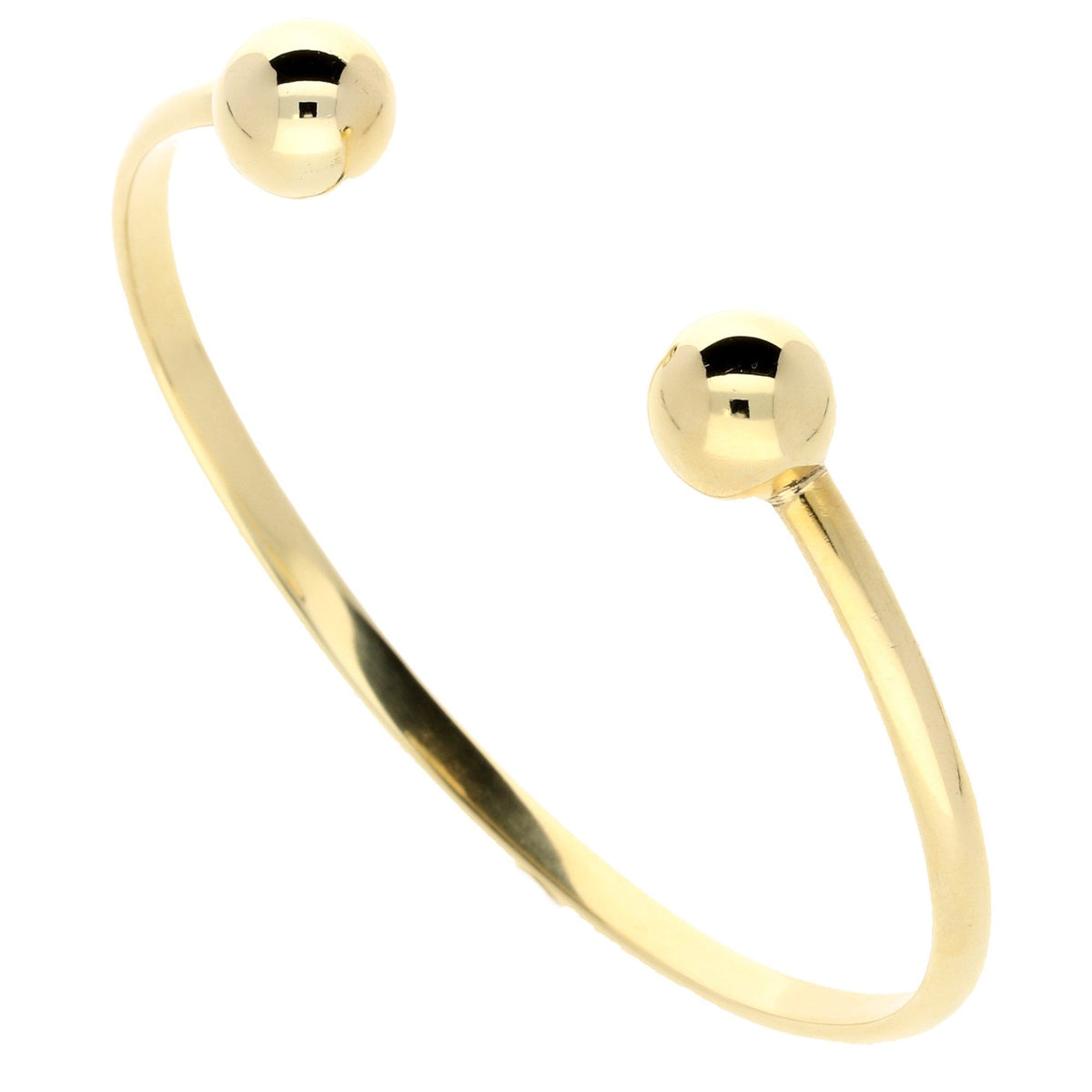 9ct Yellow Gold Torque Bangle - 15.0g