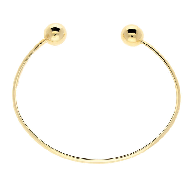 9ct Yellow Gold Torque Bangle - 15.0g