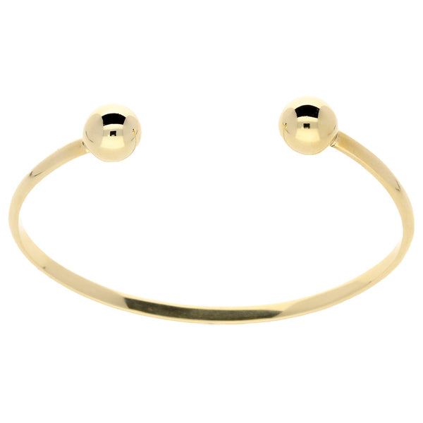 9ct Yellow Gold Torque Bangle - 15.0g