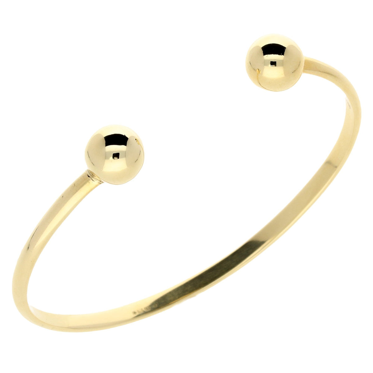 9ct Yellow Gold Torque Bangle - 15.0g