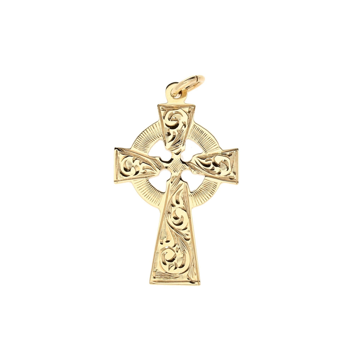 9ct Yellow Gold 'Celtic-Cross' - 2.10g