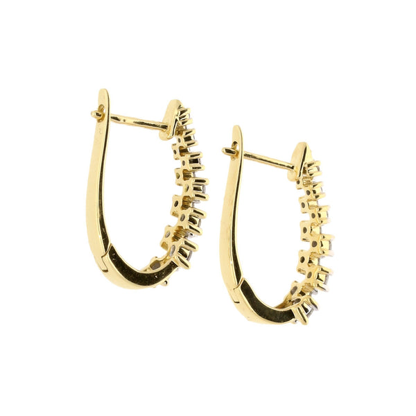 18ct Yellow Gold 0.56ct Diamond Earrings