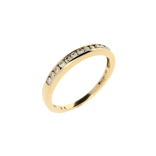 9ct Yellow Gold Half-Eternity Ring - 0.25ct