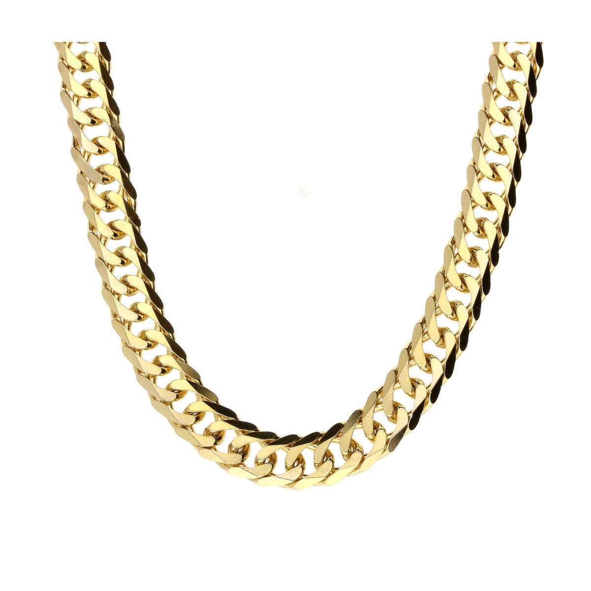 9ct Yellow Gold 'Double-Curb' Chain - 41.80g
