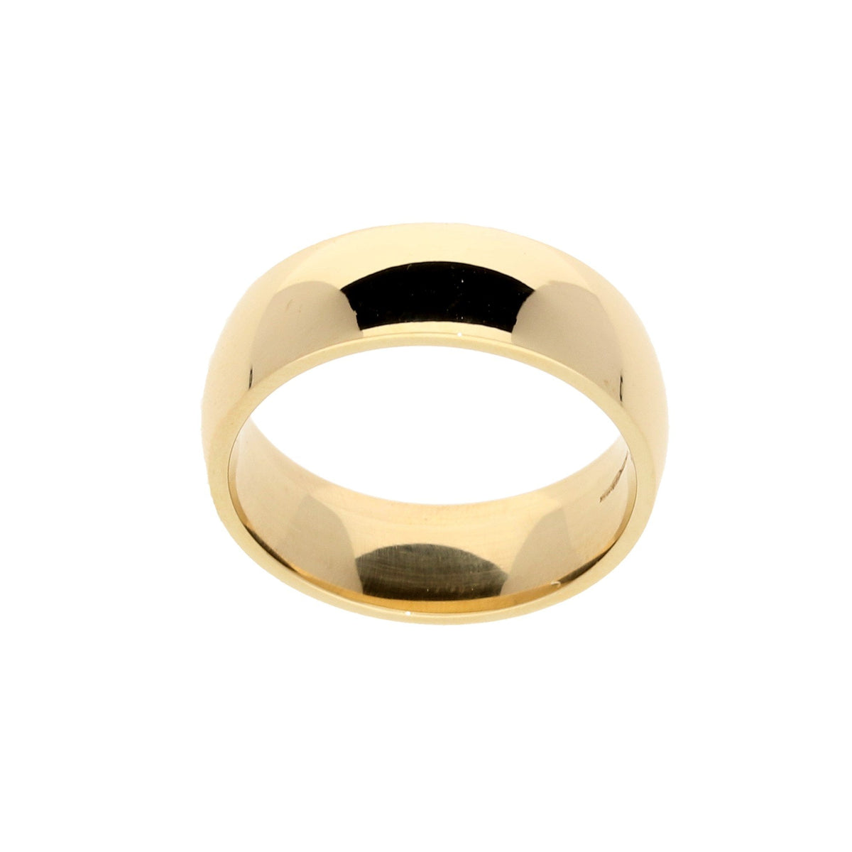 9ct Yellow Gold 7mm Court Wedding Ring - 7.0g