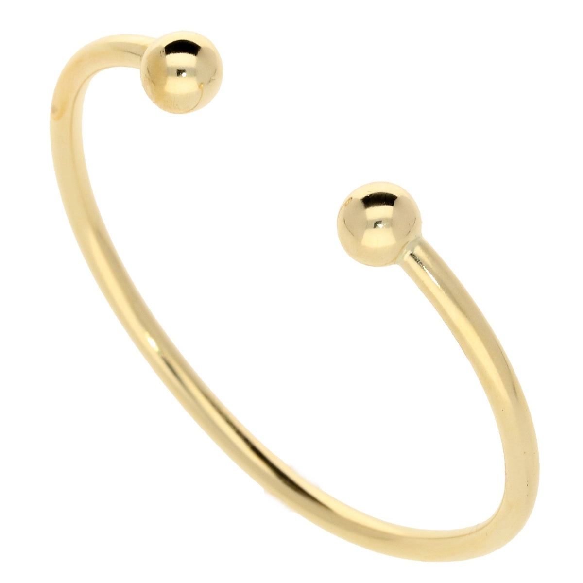 9ct Yellow Gold Baby Torque Bangle - 3.0g