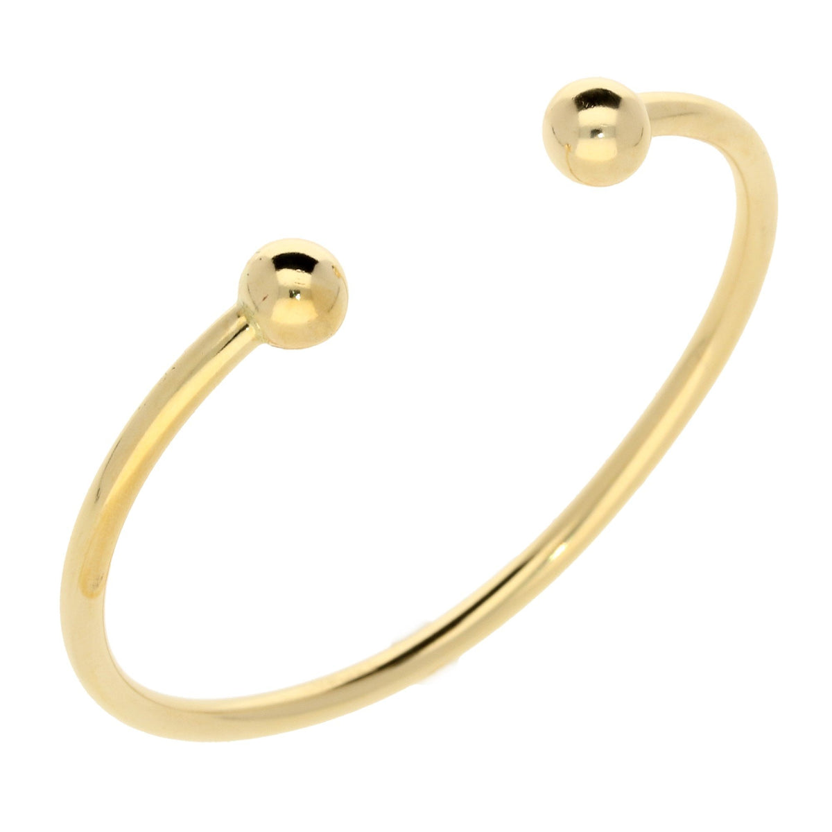9ct Yellow Gold Baby Torque Bangle - 3.0g
