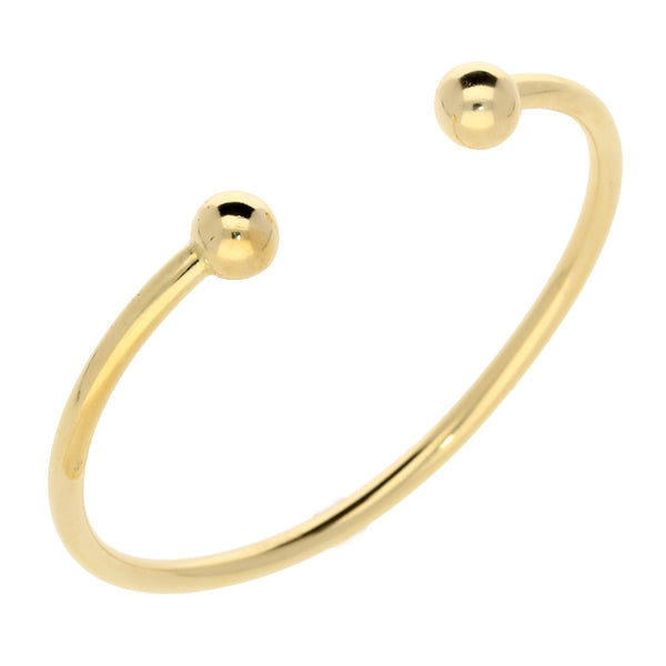 9ct Yellow Gold Baby Torque Bangle - 3.0g