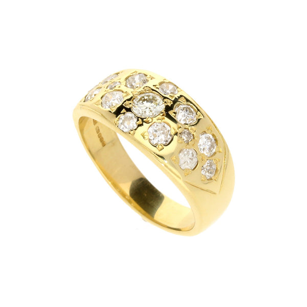 18ct Yellow Gold Diamond Ring - 1.38ct