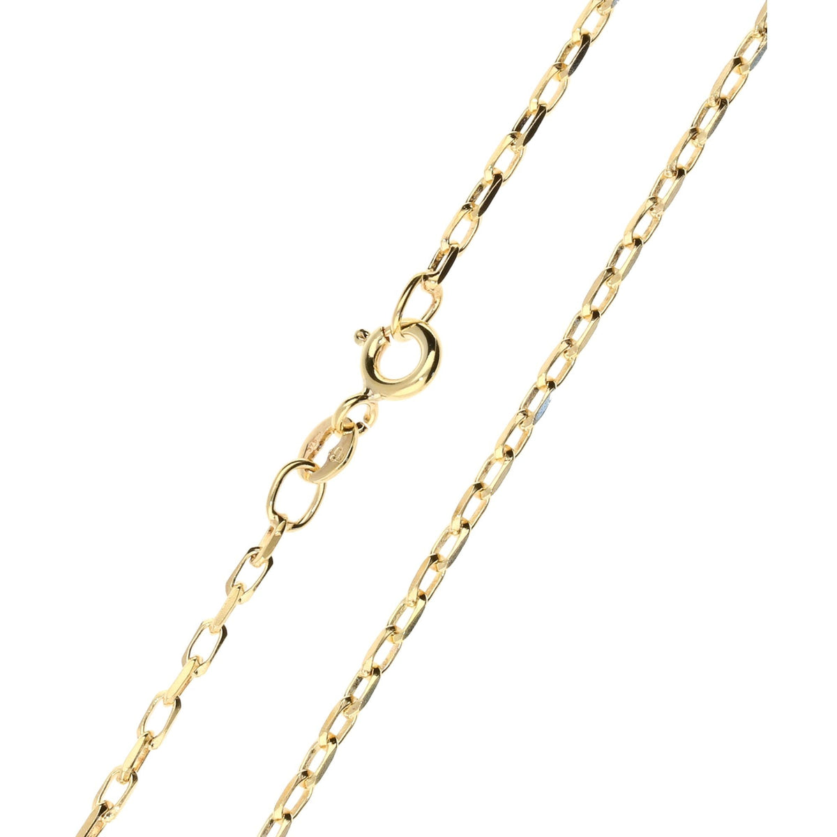 Ladies 20” 9ct Yellow Gold Diamond Cut Belcher Chain – 4.10g