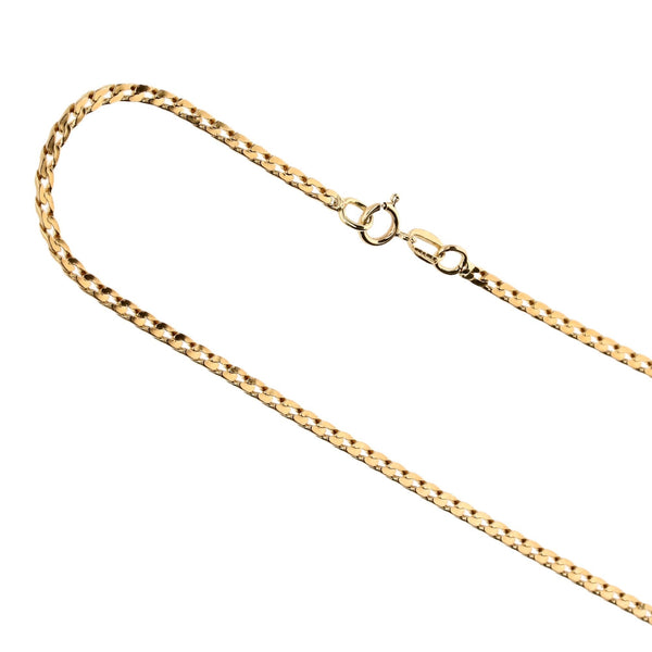 9ct Yellow Gold St George Pendant & Chain - 9.20g