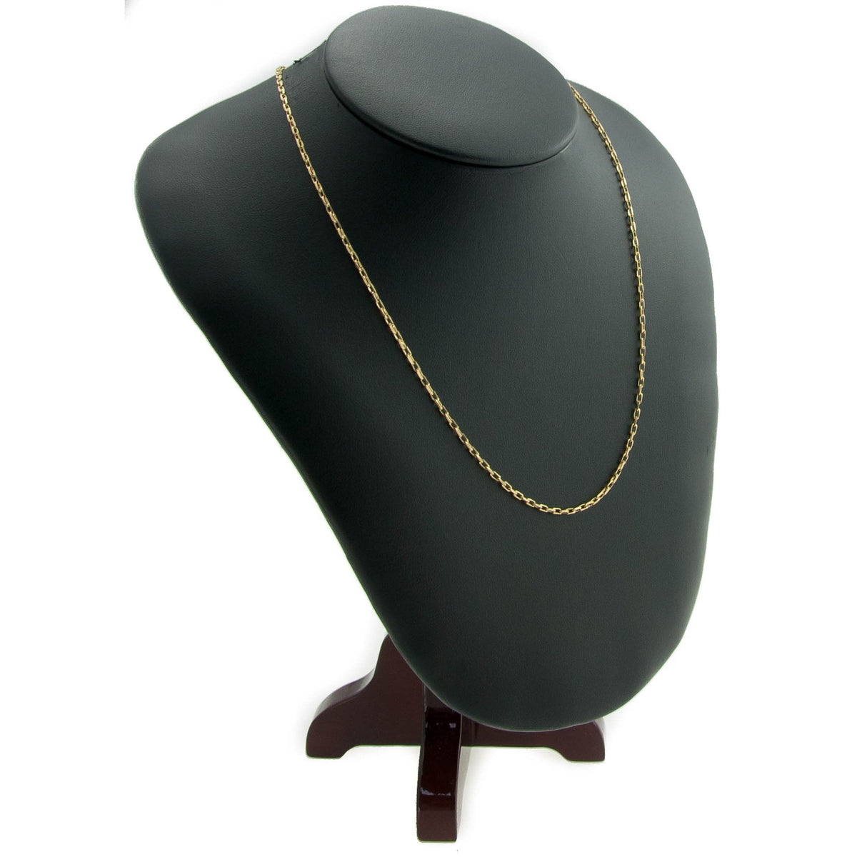 Ladies 20” 9ct Yellow Gold Diamond Cut Belcher Chain – 4.10g