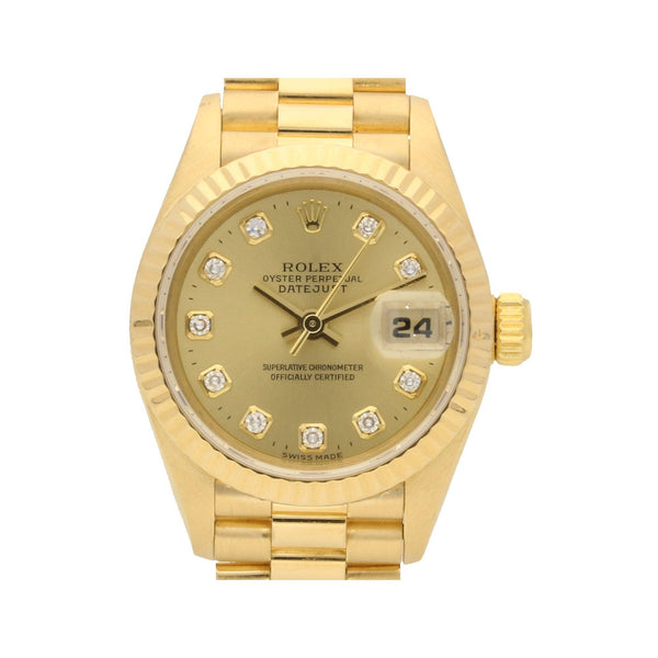 Datejust 69178 - Champagne Diamond Dial - 1995