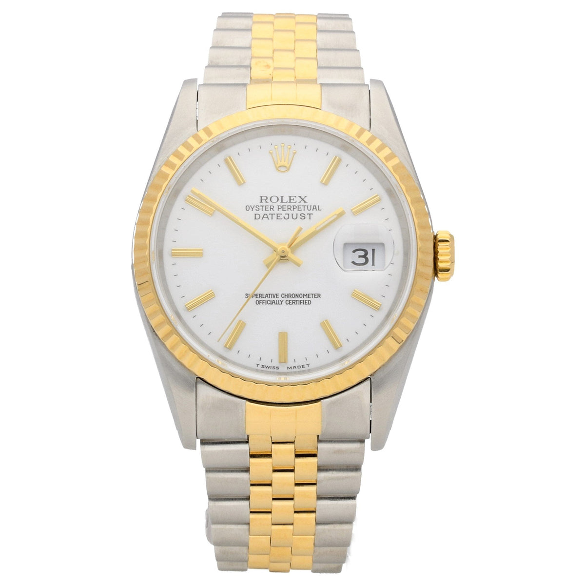 Datejust 16233 - White Baton Dial - 1992