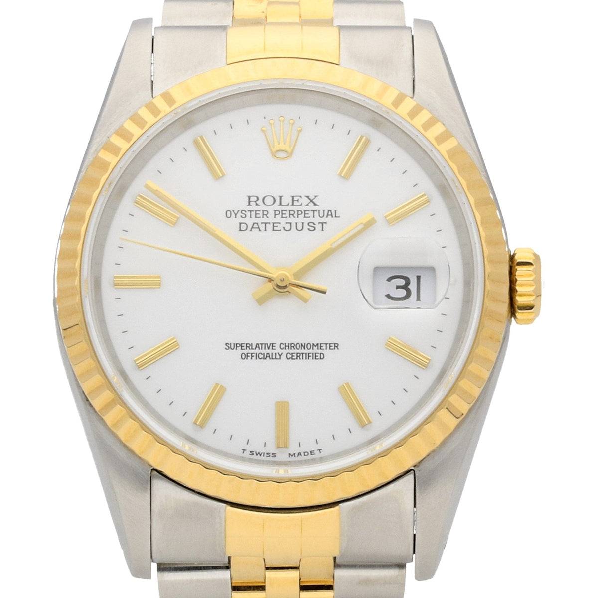 Datejust 16233 - White Baton Dial - 1992