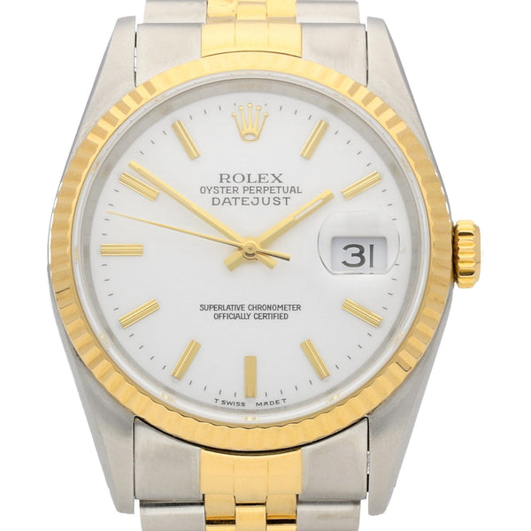 Datejust 16233 - White Baton Dial - 1992