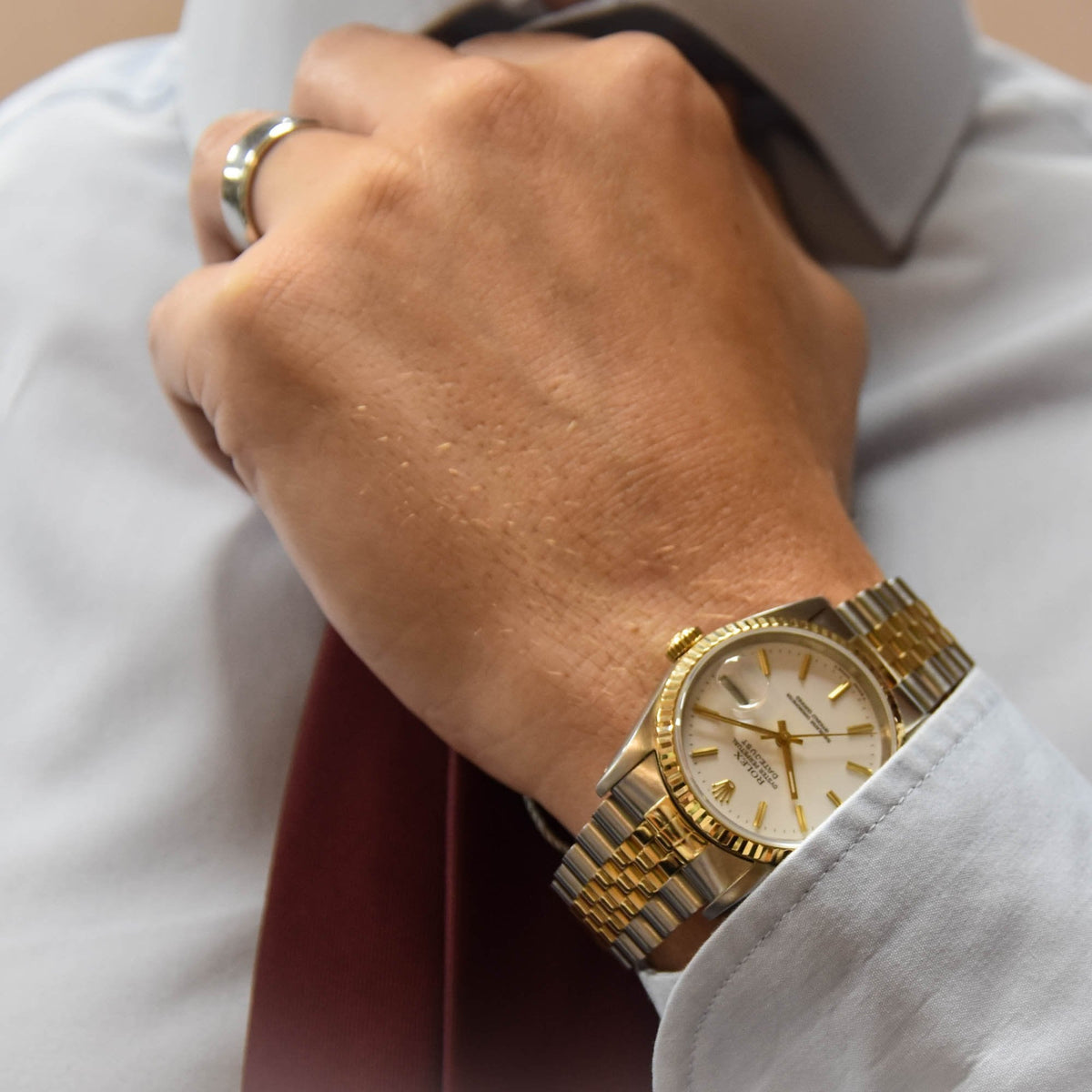 Datejust 16233 - White Baton Dial - 1992