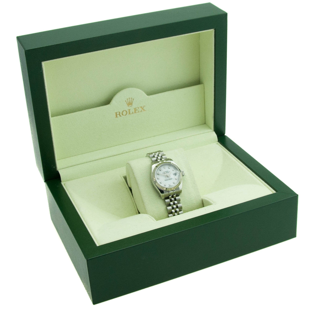 Datejust 179174 - Ladies Watch - White Diamond Dial - 2005