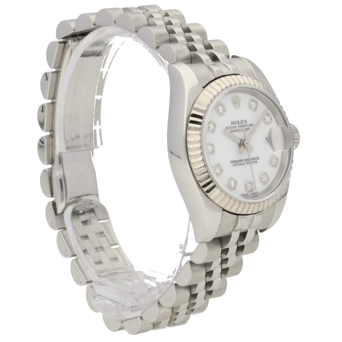 Datejust 179174 - Ladies Watch - White Diamond Dial - 2005