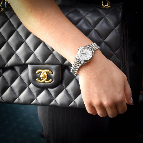 Datejust 179174 - Ladies Watch - White Diamond Dial - 2005