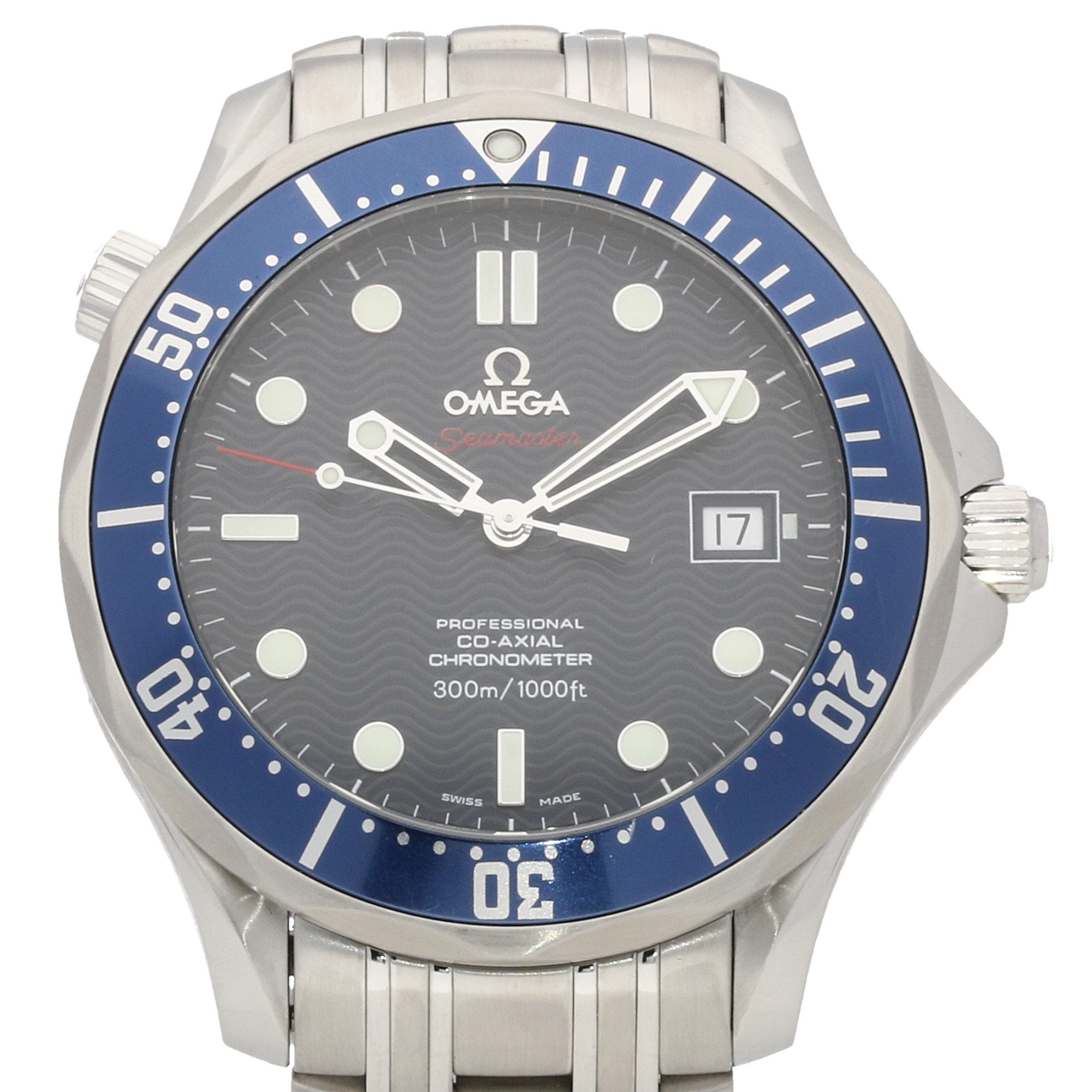 Omega Seamaster 2220.80.00 - Gents Watch - Blue Dial - 2010