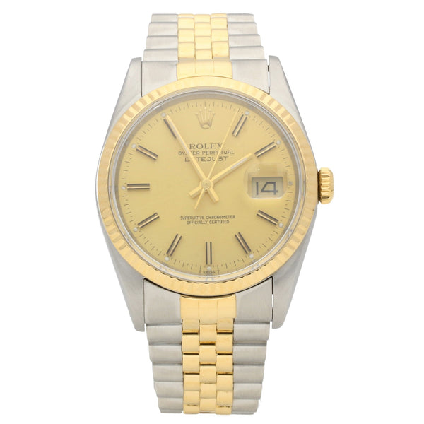 Datejust 16233 - Gents Watch - Champagne Dial - 1992