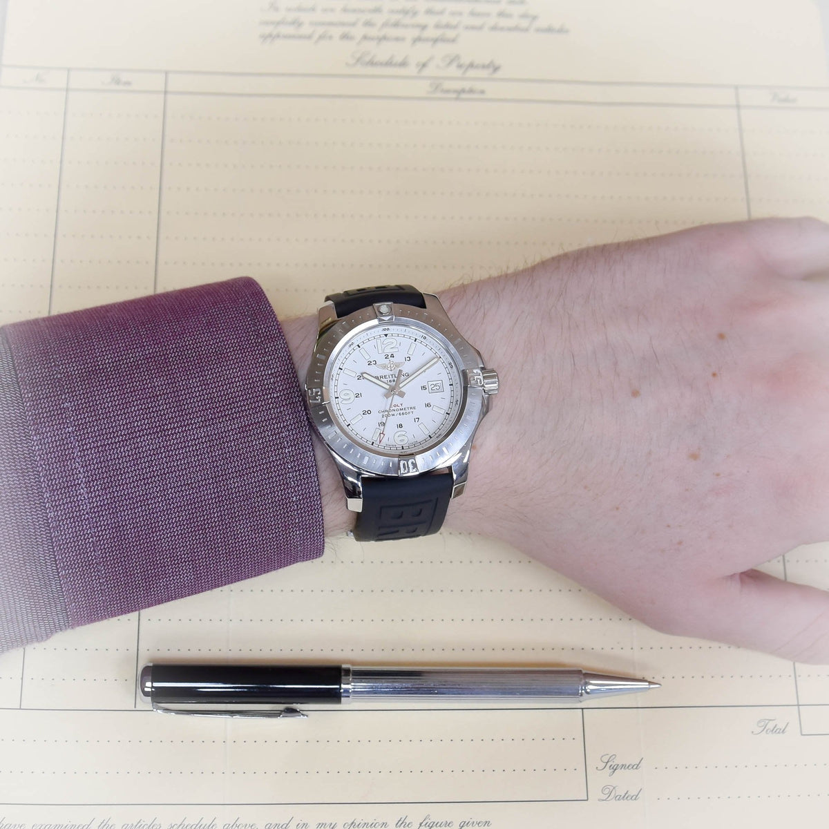 Colt A74388 - White Dial - Rubber Strap - 2017