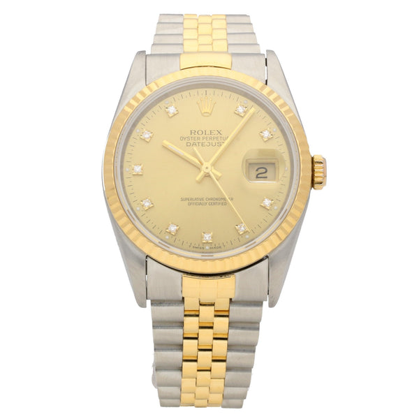 Datejust 16233 - Gents Watch - Diamond Dial - 1994