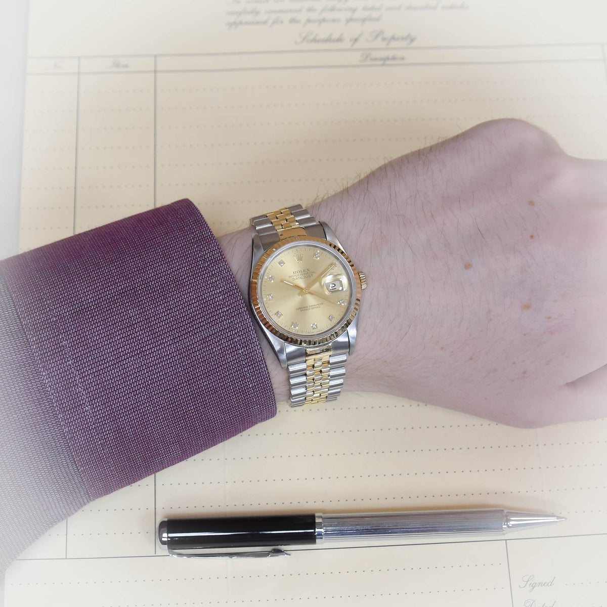 Datejust 16233 - Gents Watch - Diamond Dial - 1994