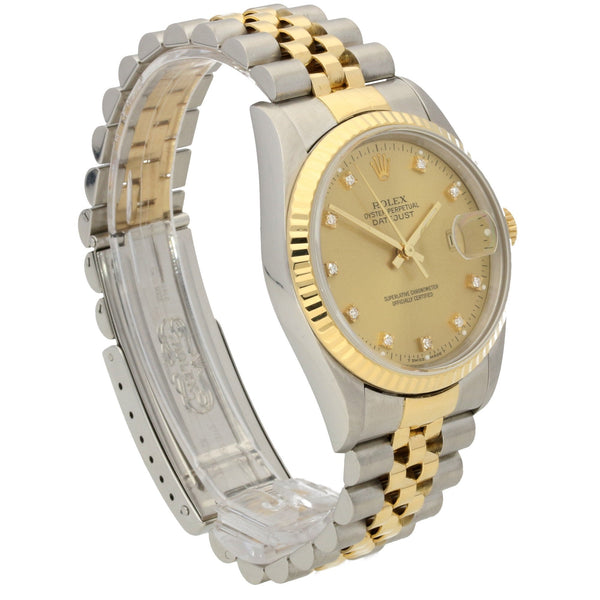 Datejust 16233 - Gents Watch – Champagne Dial - 1993
