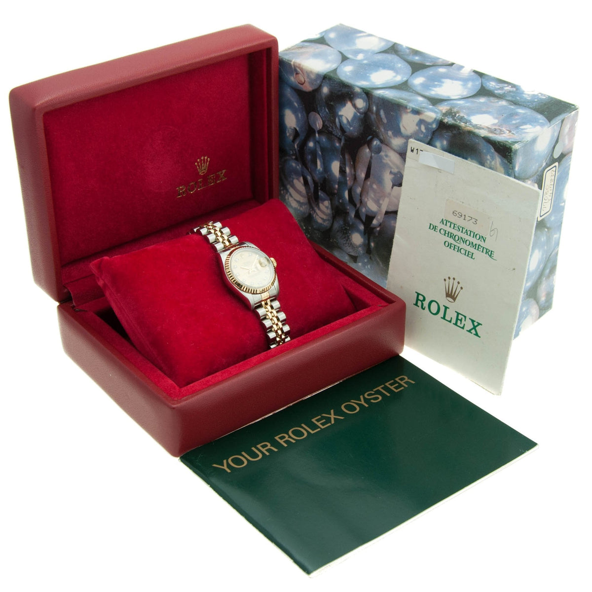 Datejust 69173 - Champagne Diamond Dial - Steel and Gold -1996