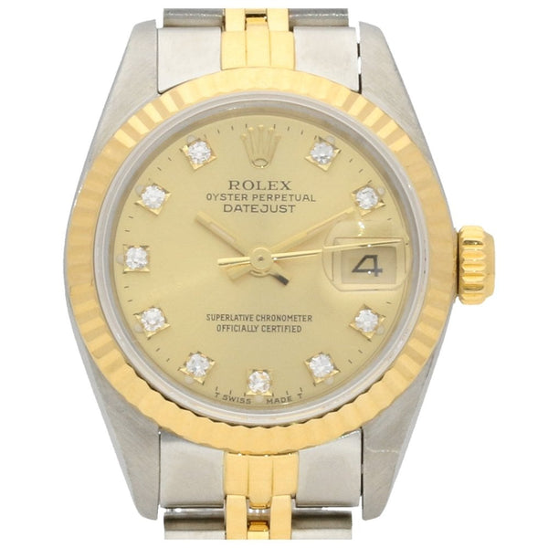 Datejust 69173 - Champagne Diamond Dial - 1990