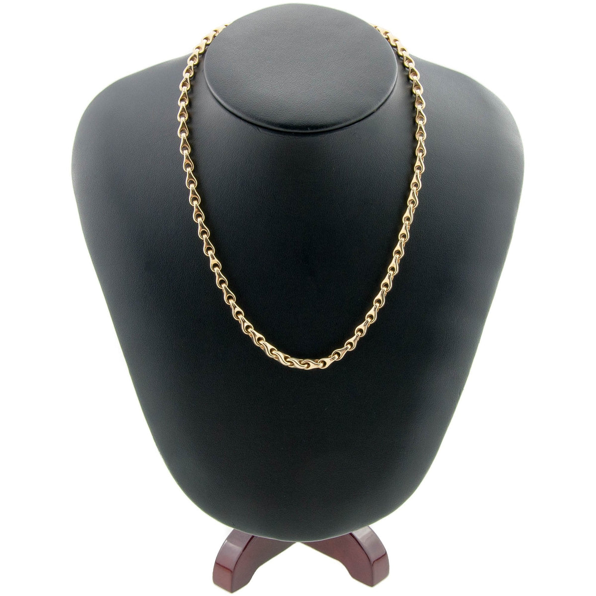 18ct Yellow Gold 16-Inch Barleycorn Chain - 40.4g