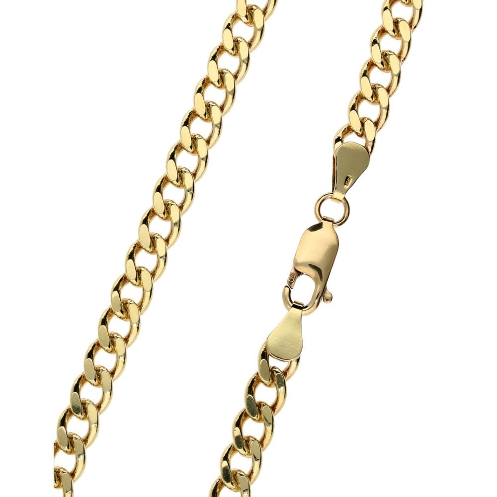 9ct Yellow Gold 20-Inch Curb Chain - 33.5g