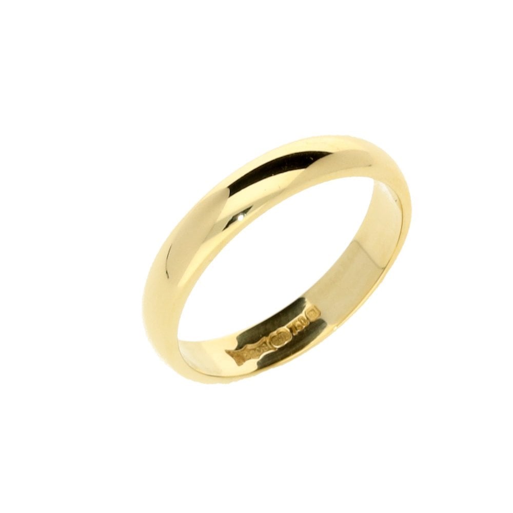 18ct Yellow Gold 3mm Wedding Ring - 2.6g