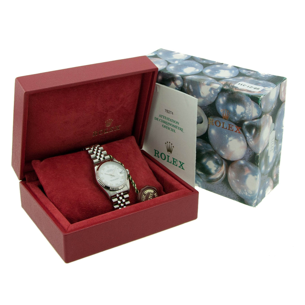 Datejust 78274 – Midsize 31mm Watch - White Dial - 2002