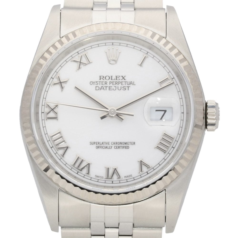 Datejust 16234 - Gents Watch - White Dial - 2000