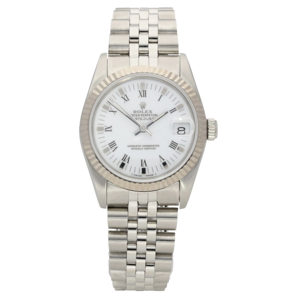 Datejust 68274 - Mid-Size Watch - White Dial - 1989