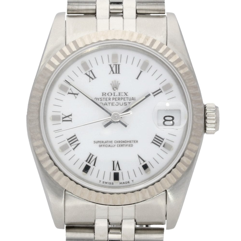 Datejust 68274 - Mid-Size Watch - White Dial - 1989