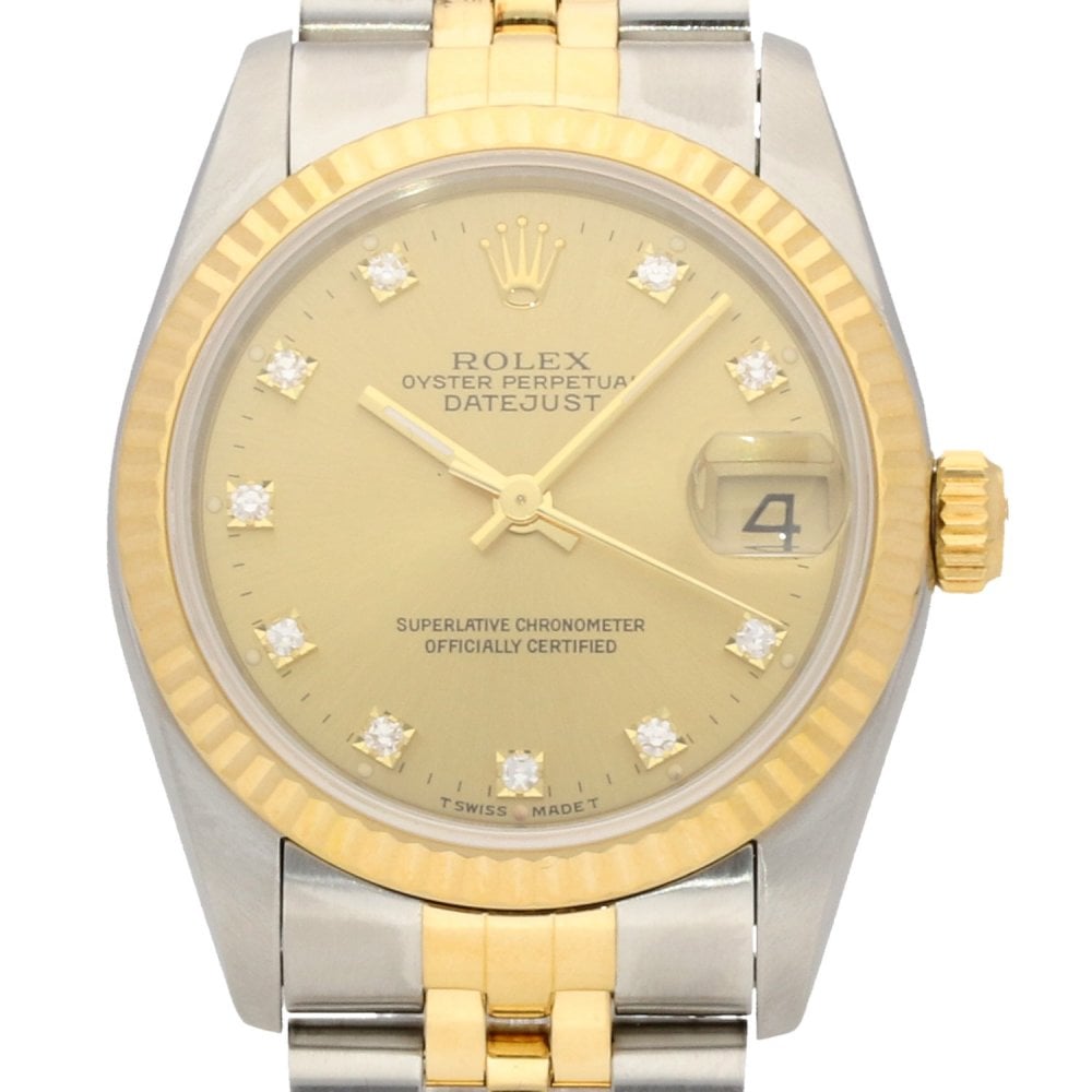 Datejust 68273 - Mid-size Watch - Diamond Dial - 1993