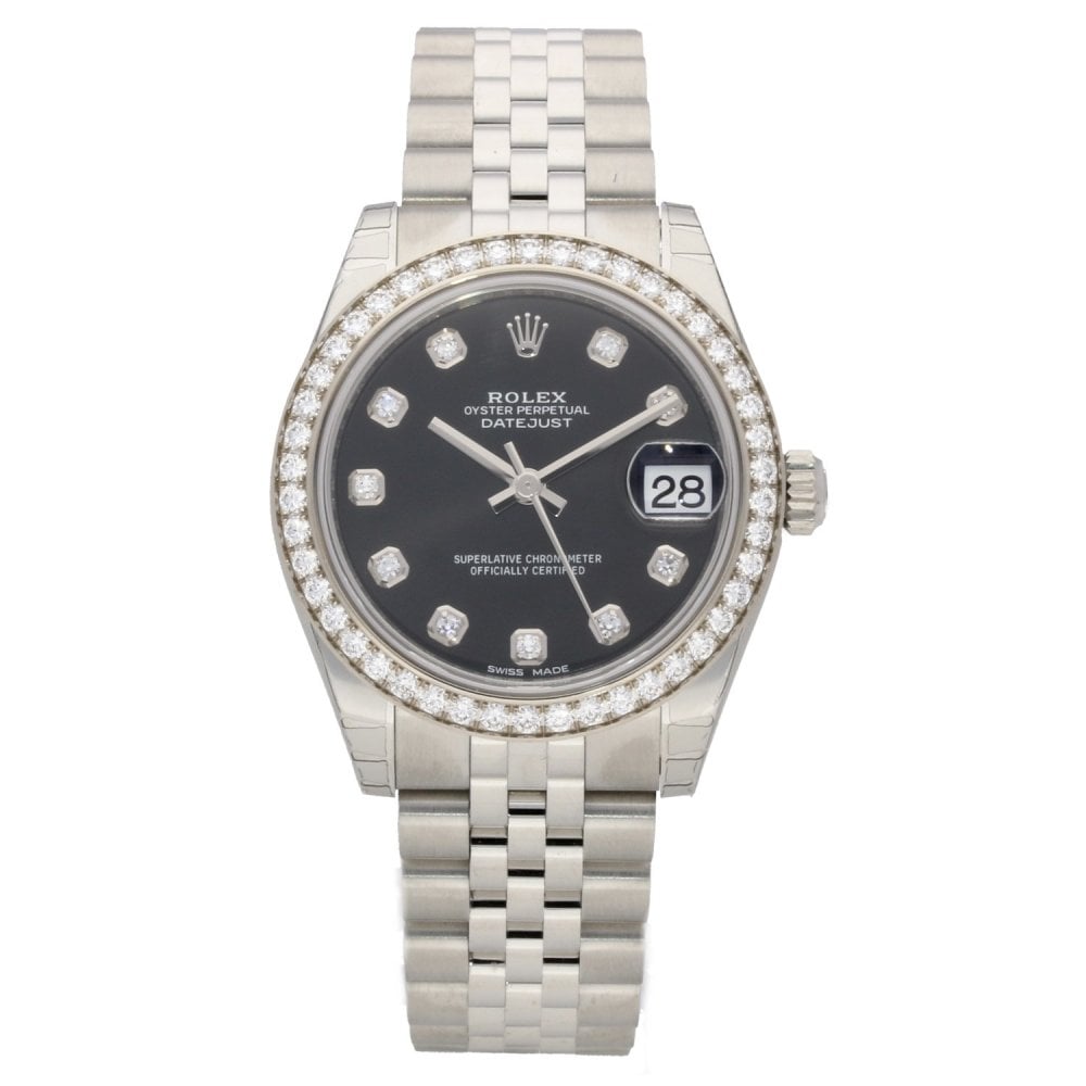 Datejust 178384 – Mid-Size Watch – Diamond Bezel - Unworn 2018