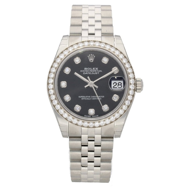 Datejust 178384 – Mid-Size Watch – Diamond Bezel - Unworn 2018