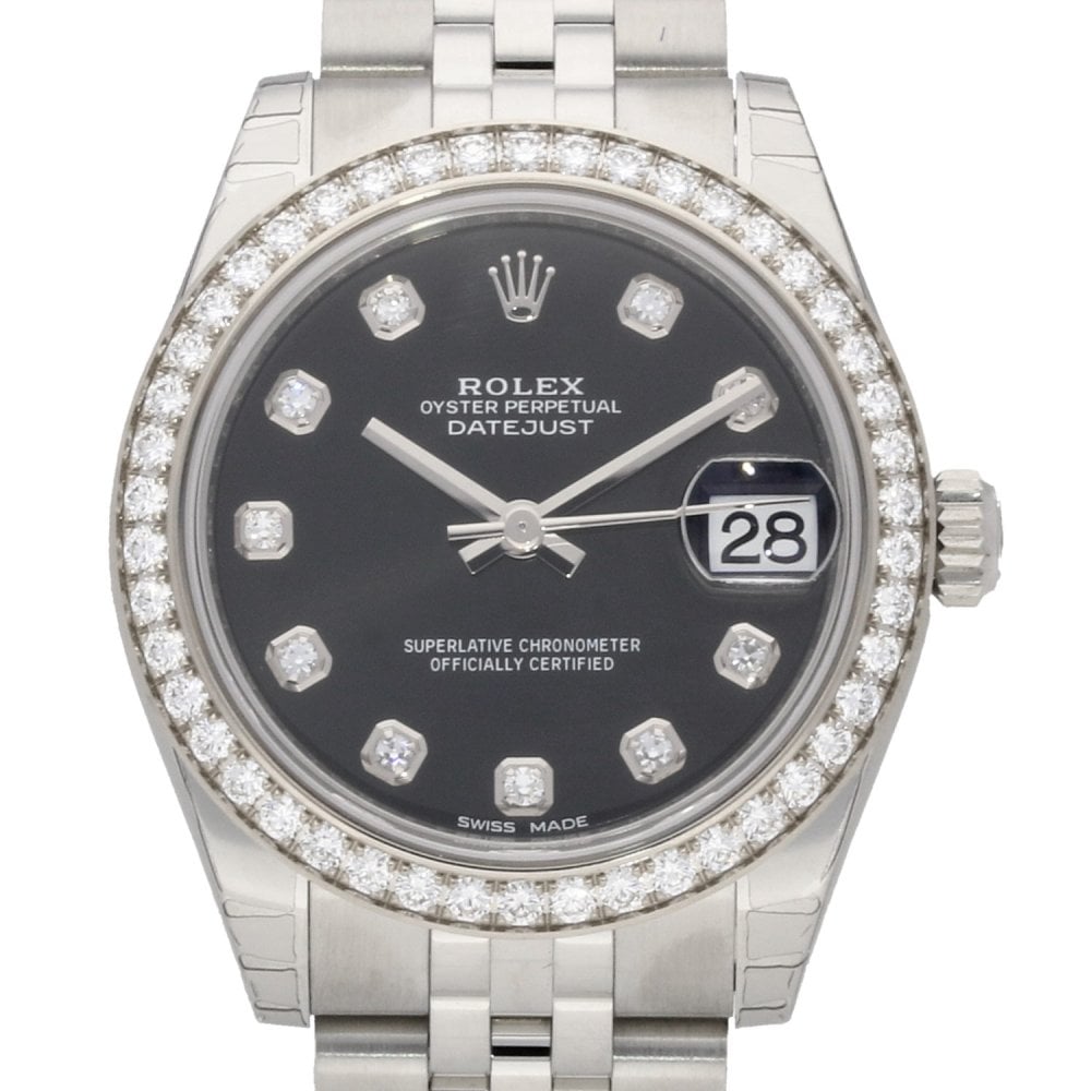 Datejust 178384 – Mid-Size Watch – Diamond Bezel - Unworn 2018