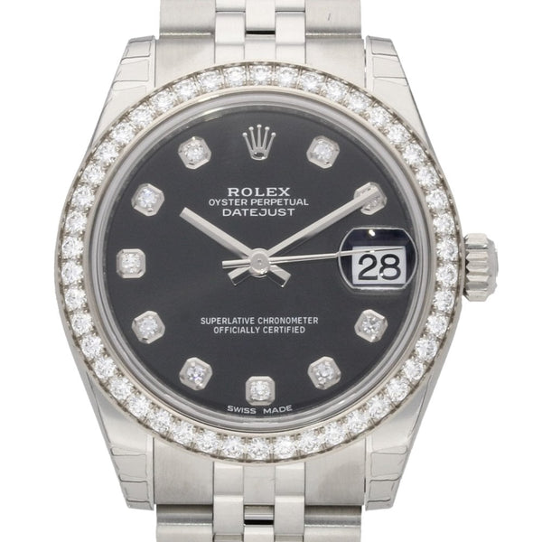 Datejust 178384 – Mid-Size Watch – Diamond Bezel - Unworn 2018
