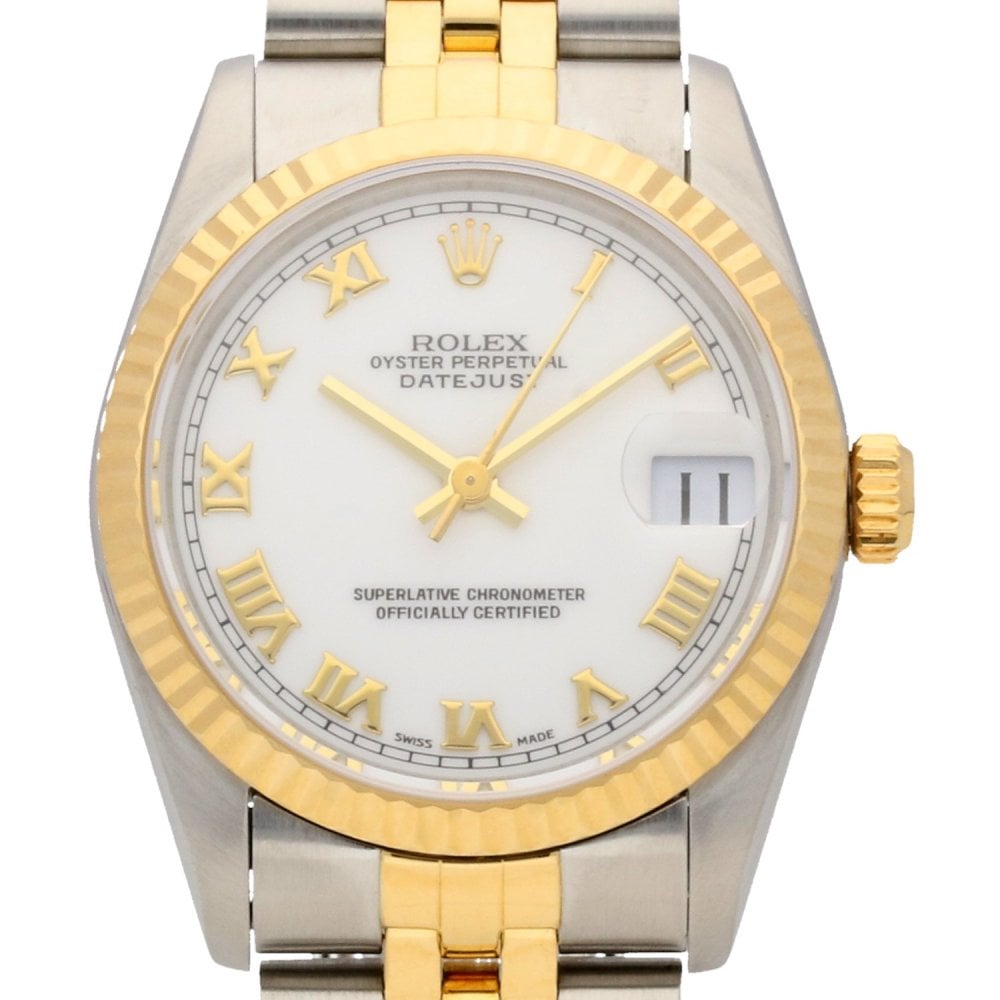 Datejust 78273 - Mid-size Watch - White Dial - 2001