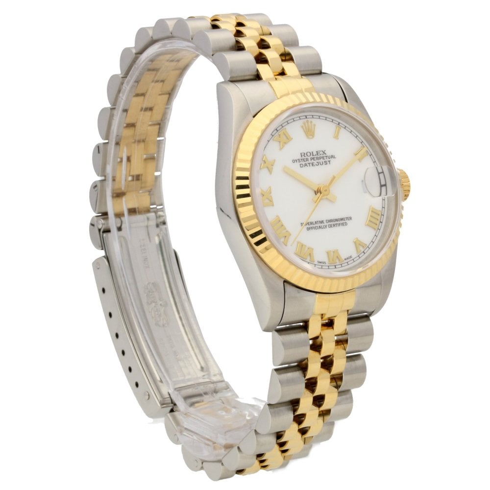 Datejust 78273 - Mid-size Watch - White Dial - 2001