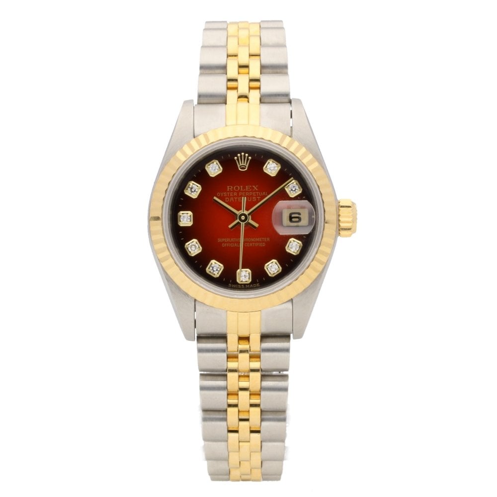 Datejust 69173 - Ladies Watch – Red Dial – 1996